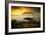 Mount Kilimanjaro and Clouds Line at Sunset, View from Savanna Landscape in Amboseli, Kenya, Africa-Michal Bednarek-Framed Photographic Print