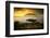 Mount Kilimanjaro and Clouds Line at Sunset, View from Savanna Landscape in Amboseli, Kenya, Africa-Michal Bednarek-Framed Photographic Print