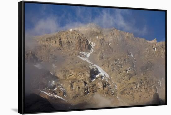 Mount Kilimanjaro Peak and Clouds-null-Framed Stretched Canvas