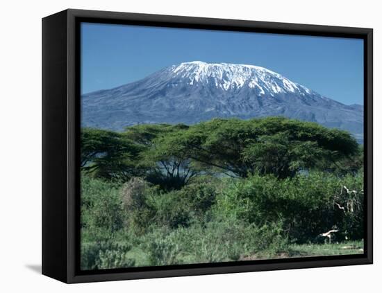 Mount Kilimanjaro, Tanzania, East Africa, Africa-Sassoon Sybil-Framed Stretched Canvas