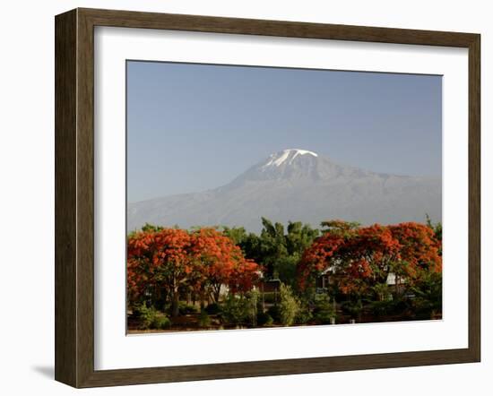 Mount Kilimanjaro, Tanzania, East Africa, Africa-Groenendijk Peter-Framed Photographic Print