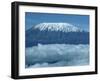 Mount Kilimanjaro, UNESCO World Heritage Site, Seen from Kenya, East Africa, Africa-Harding Robert-Framed Photographic Print