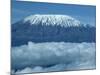 Mount Kilimanjaro, UNESCO World Heritage Site, Seen from Kenya, East Africa, Africa-Harding Robert-Mounted Photographic Print