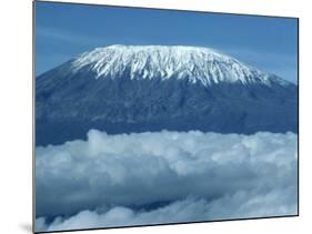 Mount Kilimanjaro, UNESCO World Heritage Site, Seen from Kenya, East Africa, Africa-Harding Robert-Mounted Photographic Print