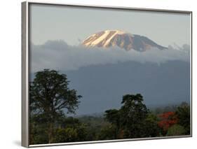 Mount Kilimanjaro, UNESCO World Heritage Site, Tanzania, East Africa, Africa-Groenendijk Peter-Framed Photographic Print