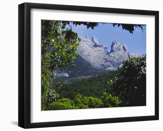 Mount Kinabalu, Sabah, Island of Borneo, Malaysia, Asia-David Poole-Framed Photographic Print