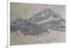 Mount Kolsaas in Norway, 1895-Claude Monet-Framed Giclee Print