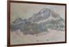 Mount Kolsaas in Norway, 1895-Claude Monet-Framed Giclee Print