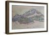 Mount Kolsaas in Norway, 1895-Claude Monet-Framed Giclee Print