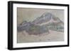 Mount Kolsaas in Norway, 1895-Claude Monet-Framed Giclee Print