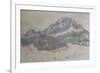 Mount Kolsaas in Norway, 1895-Claude Monet-Framed Giclee Print