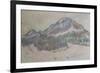 Mount Kolsaas in Norway, 1895-Claude Monet-Framed Giclee Print