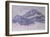 Mount Kolsaas in Norway, c.1895-Claude Monet-Framed Giclee Print