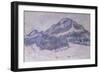 Mount Kolsaas in Norway, c.1895-Claude Monet-Framed Giclee Print