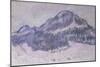 Mount Kolsaas in Norway, c.1895-Claude Monet-Mounted Giclee Print