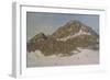 Mount Kolsaas in Sunlight, 1895-Claude Monet-Framed Giclee Print