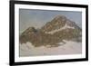 Mount Kolsaas in Sunlight, 1895-Claude Monet-Framed Giclee Print