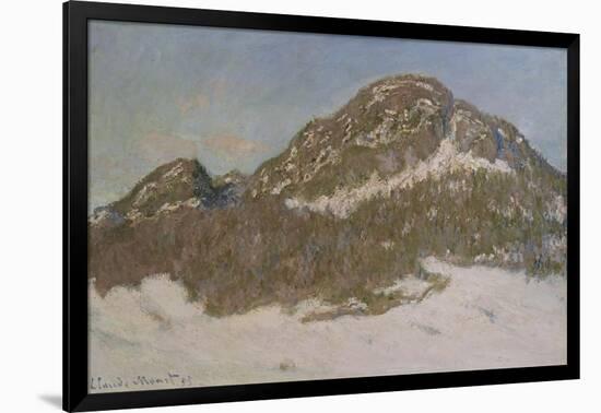 Mount Kolsaas in Sunlight, 1895-Claude Monet-Framed Giclee Print