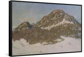 Mount Kolsaas in Sunlight, 1895-Claude Monet-Framed Stretched Canvas