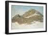Mount Kolsaas, Sunlight Effect, 1895-Claude Monet-Framed Giclee Print