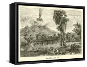 Mount Lamongan-Harden Sidney Melville-Framed Stretched Canvas