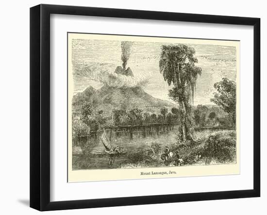 Mount Lamongan-Harden Sidney Melville-Framed Giclee Print