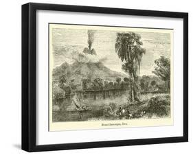 Mount Lamongan-Harden Sidney Melville-Framed Giclee Print