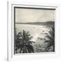 Mount Lavinia Bay, Ceylon, February 1912-English Photographer-Framed Giclee Print