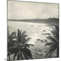 Mount Lavinia Bay, Ceylon, February 1912-English Photographer-Mounted Giclee Print