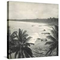 Mount Lavinia Bay, Ceylon, February 1912-English Photographer-Stretched Canvas