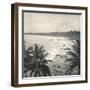 Mount Lavinia Bay, Ceylon, February 1912-English Photographer-Framed Giclee Print