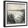 Mount Lavinia Bay, Ceylon, February 1912-English Photographer-Framed Giclee Print