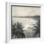 Mount Lavinia Bay, Ceylon, February 1912-English Photographer-Framed Giclee Print