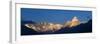 Mount Lhotse, 8501 Metres and Mount Ama Dablam, 6856 Metres,, Khumbu (Everest) Region, Nepal-Ben Pipe-Framed Photographic Print