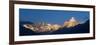 Mount Lhotse, 8501 Metres and Mount Ama Dablam, 6856 Metres,, Khumbu (Everest) Region, Nepal-Ben Pipe-Framed Photographic Print