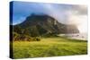 Mount Lidgbird and Mount Gower at Sunset-Michael Runkel-Stretched Canvas