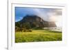 Mount Lidgbird and Mount Gower at Sunset-Michael Runkel-Framed Photographic Print