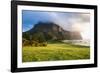 Mount Lidgbird and Mount Gower at Sunset-Michael Runkel-Framed Photographic Print