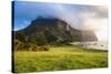 Mount Lidgbird and Mount Gower at Sunset-Michael Runkel-Stretched Canvas