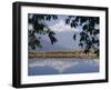 Mount Machapuchare (Machhapuchhare) Reflected in Phewa Lake, Himalayas, Nepal, Asia-N A Callow-Framed Photographic Print