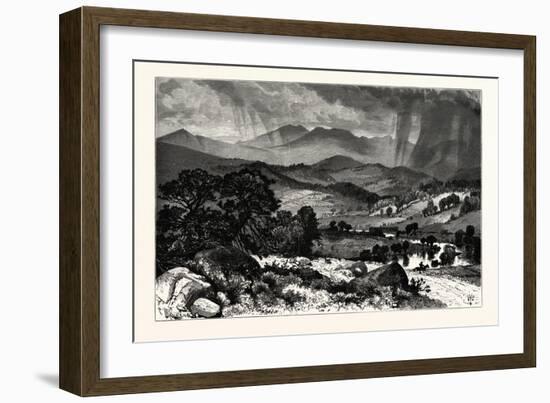 Mount Mansfield, from Rice's Hill. Mount Mansfield Is the Highest Mountain in Vermont, Usa-null-Framed Giclee Print