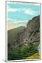 Mount Mansfield, Vermont, View of Cave of the Winds and Great Stone Face-Lantern Press-Mounted Art Print