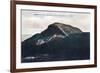 Mount Mansfield, Vermont, View of the Mountain Summit-Lantern Press-Framed Art Print