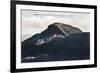 Mount Mansfield, Vermont, View of the Mountain Summit-Lantern Press-Framed Art Print