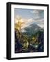 Mount Marcy from the Opalescent River, 1847 (Oil on Canvas)-Thomas Cole-Framed Giclee Print