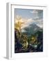 Mount Marcy from the Opalescent River, 1847 (Oil on Canvas)-Thomas Cole-Framed Giclee Print