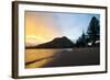 Mount Maunganui Sunset, Tauranga, North Island, New Zealand, Pacific-Matthew Williams-Ellis-Framed Photographic Print