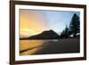 Mount Maunganui Sunset, Tauranga, North Island, New Zealand, Pacific-Matthew Williams-Ellis-Framed Photographic Print