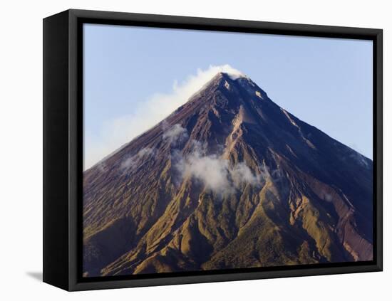 Mount Mayon, 2462 M, Bicol Province, Southeast Luzon, Philippines, Southeast Asia-Kober Christian-Framed Stretched Canvas