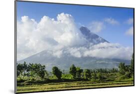 Mount Mayon Volcano, Legazpi, Southern Luzon, Philippines-Michael Runkel-Mounted Photographic Print